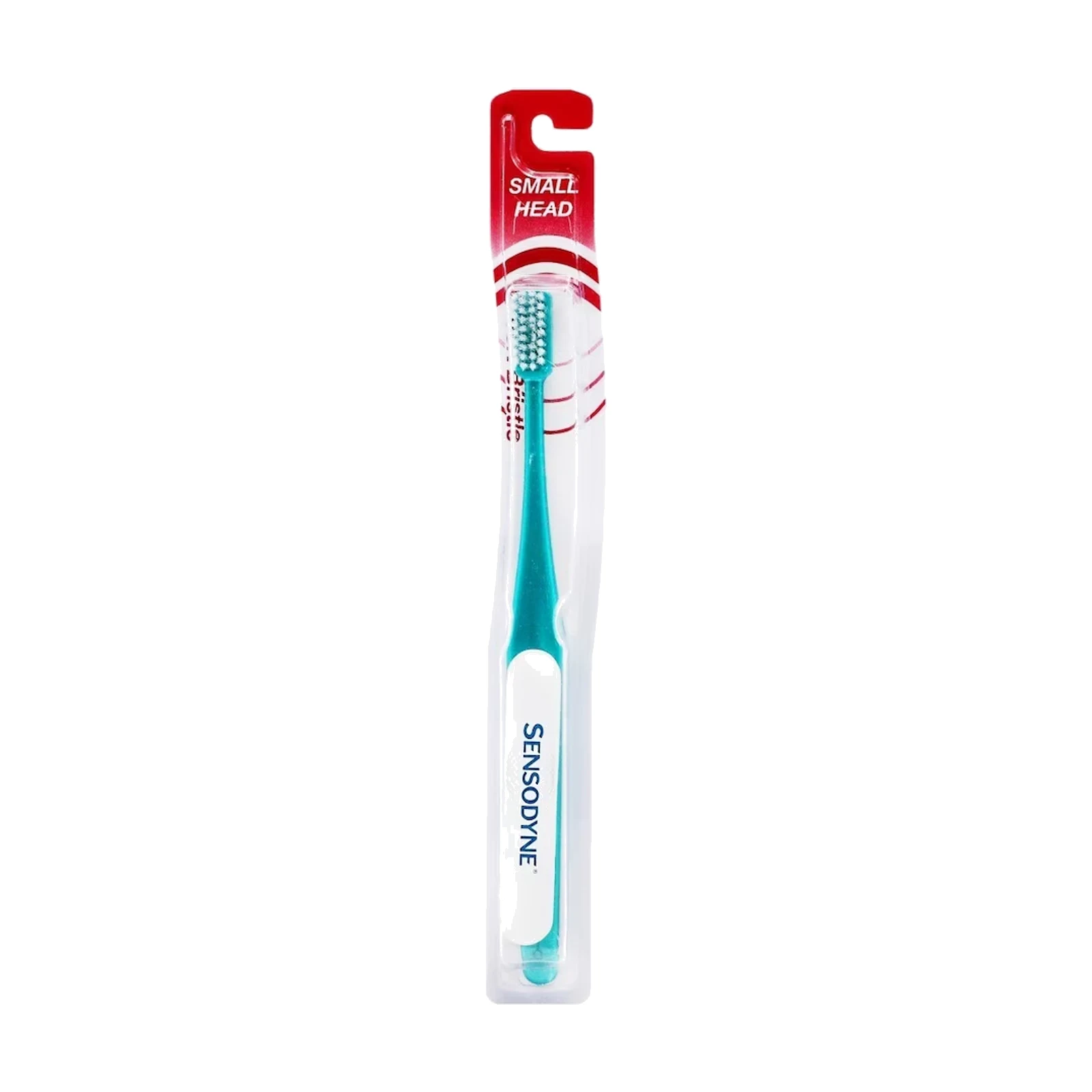 Sensodyne small-head soft toothbrush in its pack